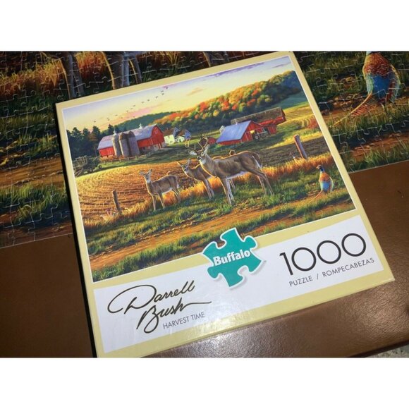 Darrell Bush Harvest Time 1000-Piece Jigsaw Puzzle By Buffalo Games - Picture 1 of 10
